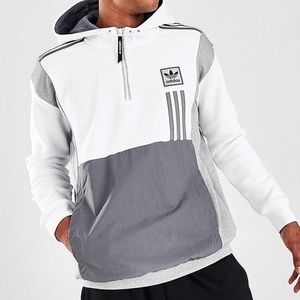 Men’s Adidas Originals ID96 half zip hoodie Size M